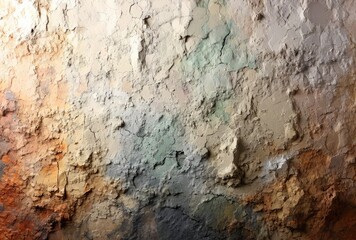 Earthy Textures Unveiled - Peeling Paint Abstract Background