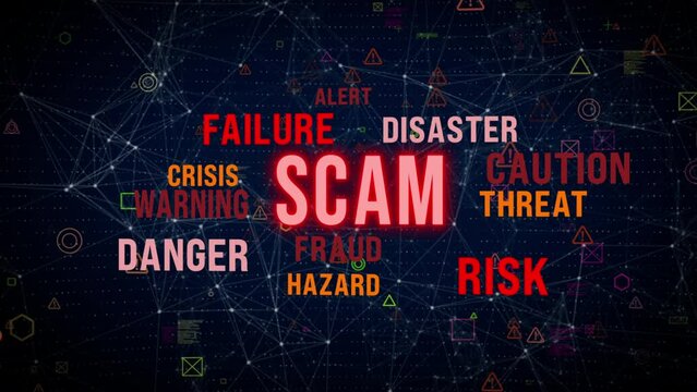 scam call alert technology concept