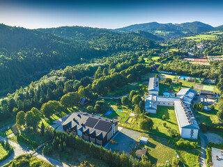 Lot nad Złockiem latem. Krajobrazy. © rogozinski