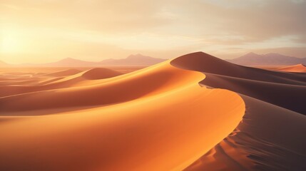 Fototapeta na wymiar A Stunning Desert Shot Under the Sun