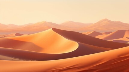 Fototapeta na wymiar A Striking Shot of the Desert Terrain