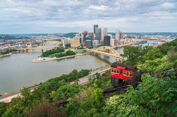 Duquesne Incline in September, Pittsburgh, PA