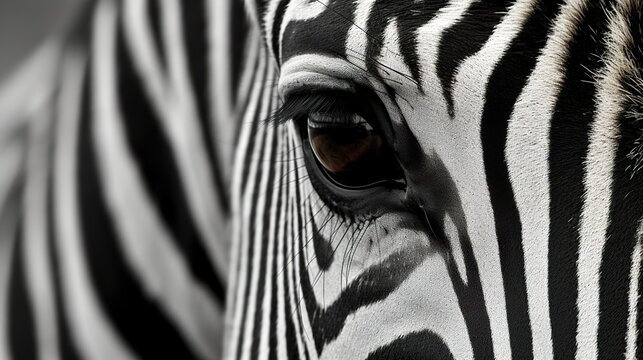 zebra close up