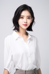 Obraz premium Portrait of a beautiful asian woman 