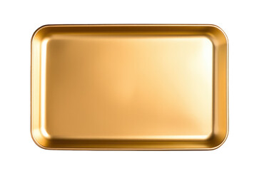 Shiny Gold Metal Tray