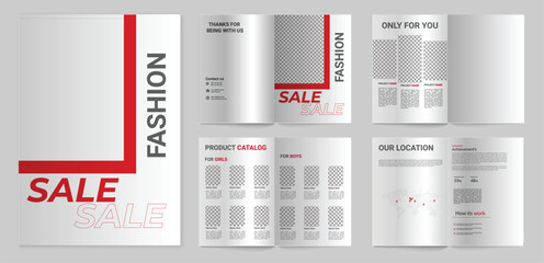 corporate brochure cover page template