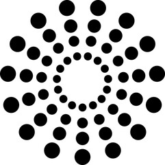 Fireworks black icon isolated on transparent background