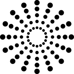 Fireworks black icon isolated on transparent background