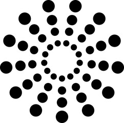 Fireworks black icon isolated on transparent background