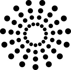 Fireworks black icon isolated on transparent background