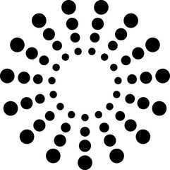 Fireworks black icon isolated on transparent background