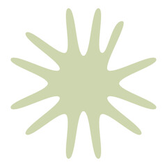 Star icon on a white background, vector illustration. Flat style.