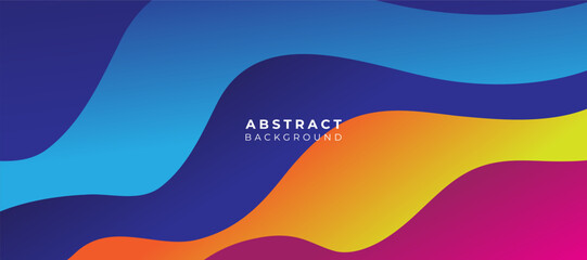 colorful wavy gradient background vector. suitable for banner poster flyer