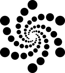 Swirl shape icon