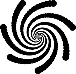 Swirl shape icon
