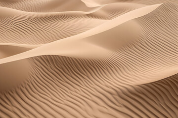 Tranquil desert sand waves., sand dunes in the desert, textured background