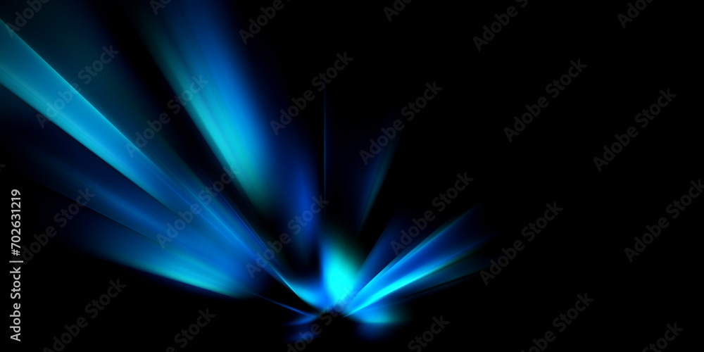 Poster modern abstract blue high-speed light effect. technology futuristic dynamic motion. movement pattern