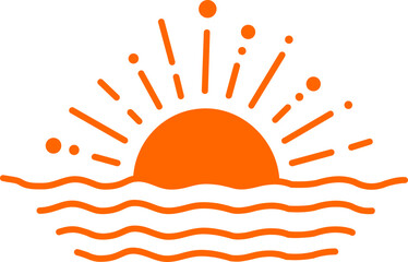 Linier Aesthetic Sunburst