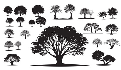 More Ultimate Tree collection, , different tree vectors