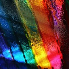 시네마틱 조명 무지개