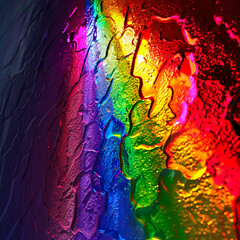 시네마틱 조명 무지개