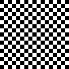 Checkerboard black and white pattern shape