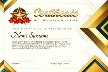 Explore Modern Elegance Certificate Template for Corporate Business, Training, Achievement, and Education Excellence-Vector Design