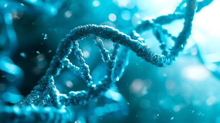 DNA gene helix spiral molecule structure. AI generated