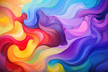 Obraz premium Background of a variety of interrelated bright colors.