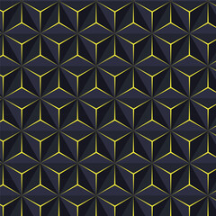 3D geomatric pattern background 