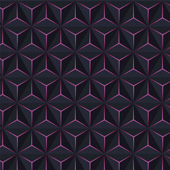 3D geomatric pattern background 