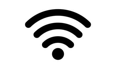 Wireless and wifi icon. Wi-fi signal symbol. Internet Connection