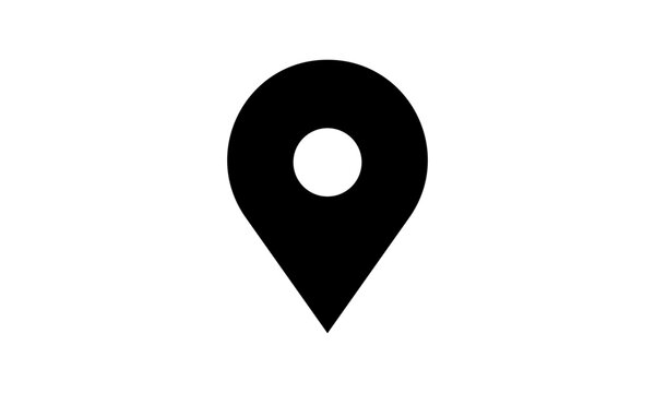 recommend clip art: Line art Location pin icon. Location map marker point symbol icon
