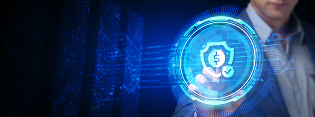 Cyber security data protection business technology privacy concept.