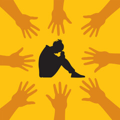 Fototapeta premium Child abuse.Child depression, abuse, beatings, girls, violence against women, The concept of violence in the family of children, the concept of parenting psychology