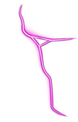 Pink Electric Lightning