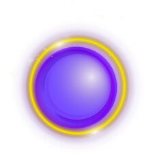 Neon Glowing Round Frame