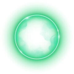 Circle Neon Light Frame