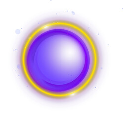 Neon Circle Frame