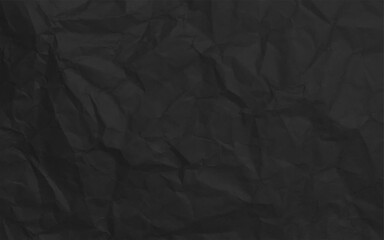 Fototapeta premium black wrinkled paper texture.