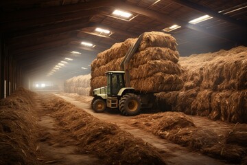 Stacked tobacco bales ready for transport, showcasing the scale of tobacco agriculture storage