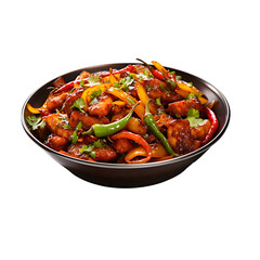 Fototapeta premium Braised Spicy Chicken, Chicken Stew,dak doritang on a png background.