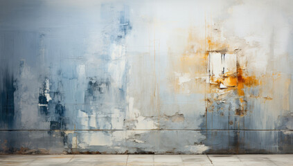 a rusty wall that has been painted Texture background 