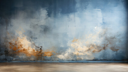 old ecru off white grunge wall for mockups background