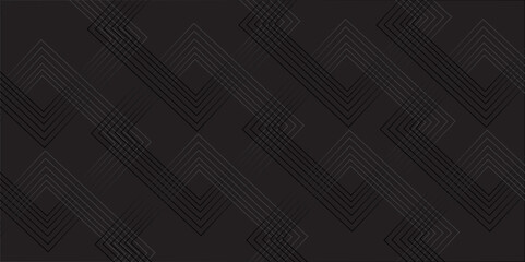 Abstract black pattern of gray color line transparent background . geometric stripe lines art design .vector random chaotic line of modern geometrical data concept .