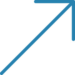 Up Right Arrow Icon