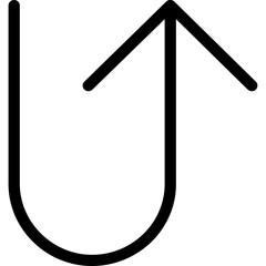 U Turn Icon
