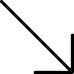Down Right Arrow Icon
