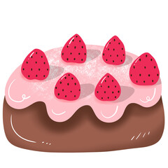 Strawberry Chocolate Cake