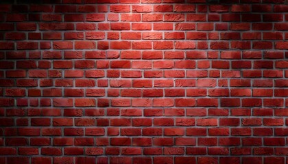full frame red wall brick background texture - Powered by Adobe